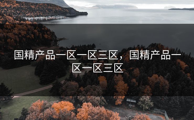 国精产品一区一区三区，国精产品一区一区三区